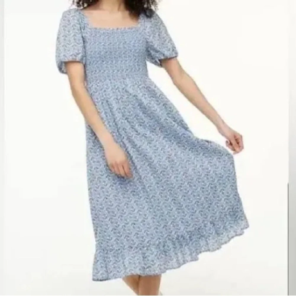 J.Crew off the shoulder puff sleeve floral dress